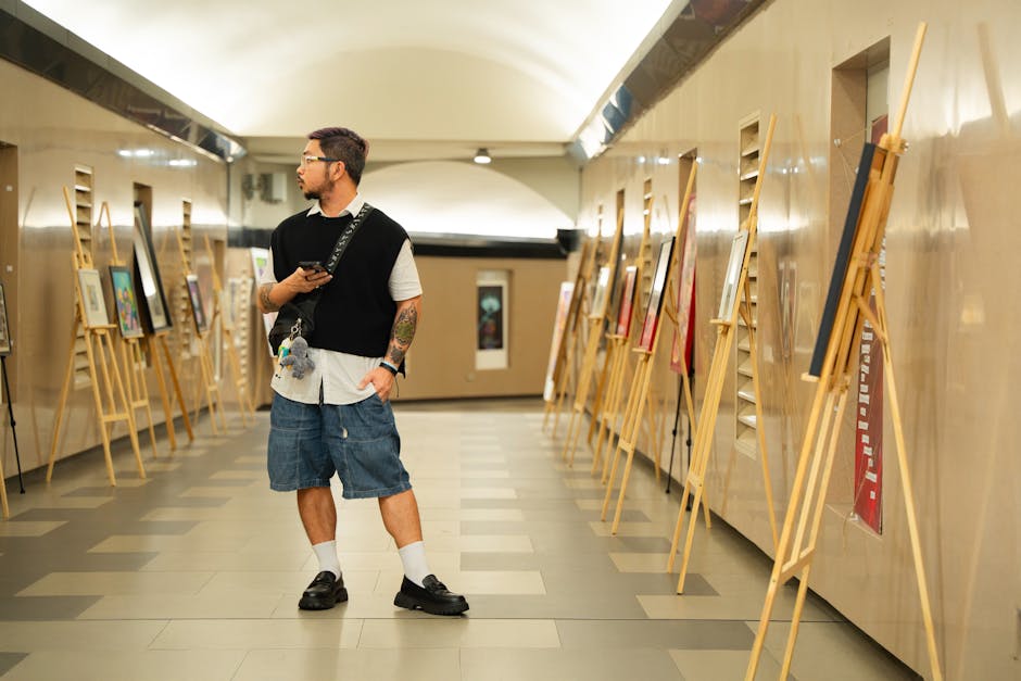 Esibizione in una galleria d'arte